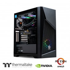 Thermaltake Computer System Genesis Xtreme - AMD Ryzen 3 -3300X/ 1660 Super/ 16G RGB DDR4/ B450 Chipset/ TH240 AIO/ G32 ARGB