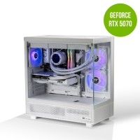 Thermaltake Gaming System Horizon PRO V2 Snow - INTEL 14600KF/ RTX 5070/ B760 WIFI/ 32GB RAM/ View 270 ARGB SNOW