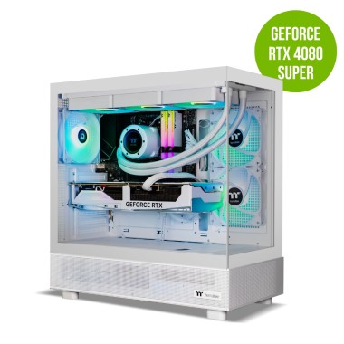 Thermaltake Computer System Horizon Xtreme Snow - INTEL i7 14700F / RTX 4080 SUPER /  Z790 WIFI / 32GB RGB D5 / View 270 ARGB SNOW