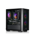 Thermaltake Gaming System Genesis V5 - AMD 5500 / RTX 3050 / B550 WIFI / 16GB DDR4 RAM / H16 Black