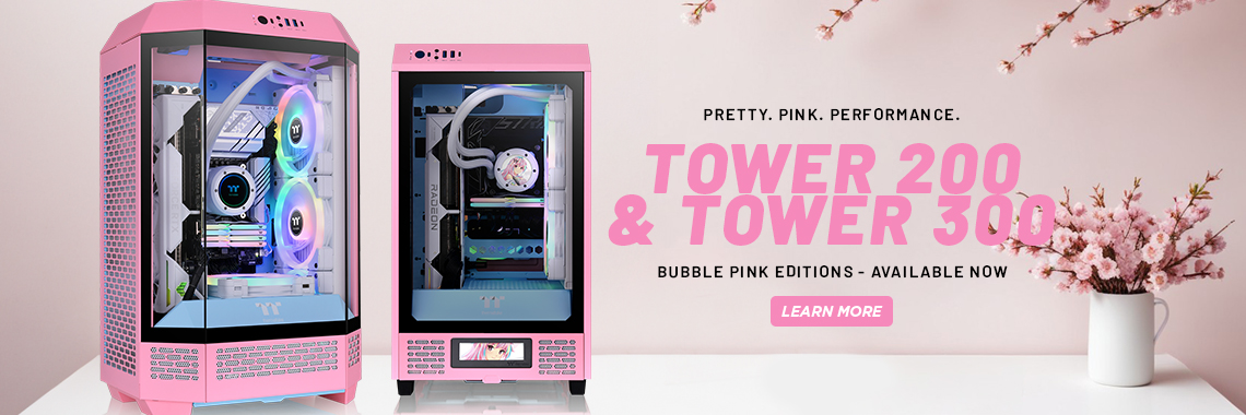 The Tower 300 and 200 Bubble Pink