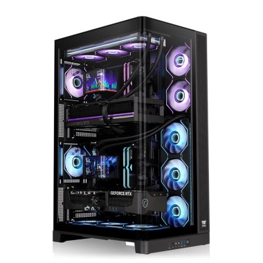 Thermaltake CAPO X Curved TG Dual System Micro Case Black Edition Thermaltake CAPO X Curved TG Dual System Micro Case Black Edition