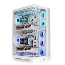 Thermaltake CAPO X Curved TG Dual System Micro Case Snow Edition