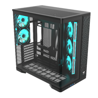Thermaltake Arcus 380 TG Curved ARGB ATX Mid Tower Case Black Edition