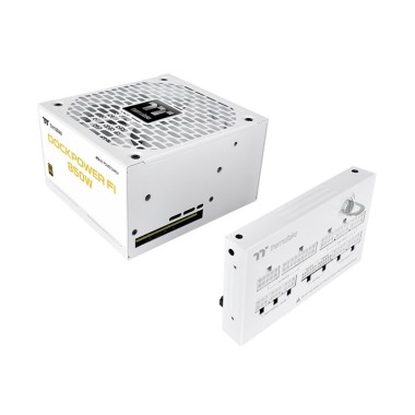 Thermaltake Dockpower FI Snow 850W 80+ Gold PCIe Gen 5.1 ATX 3.1 Fully Modular PSU Thermaltake Dockpower FI Snow 850W 80+ Gold PCIe Gen 5.1 ATX 3.1 Fully Modular PSU