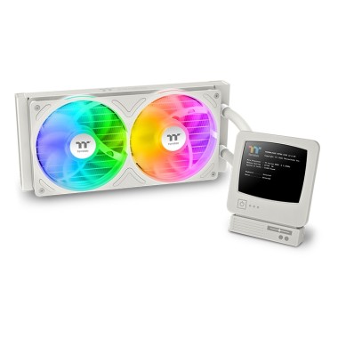 Thermaltake Retro 240 Ultra ARGB Customizable 3.7" LCD Display AIO Liquid CPU Cooler Thermaltake Retro 240 Ultra ARGB Customizable 3.7" LCD Display AIO Liquid CPU Cooler